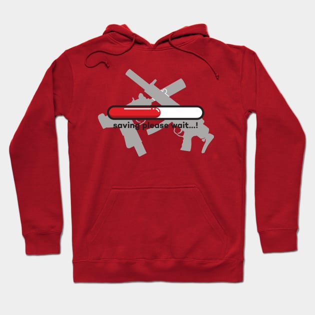 Saving please wait...! Guns version Hoodie by Duukster